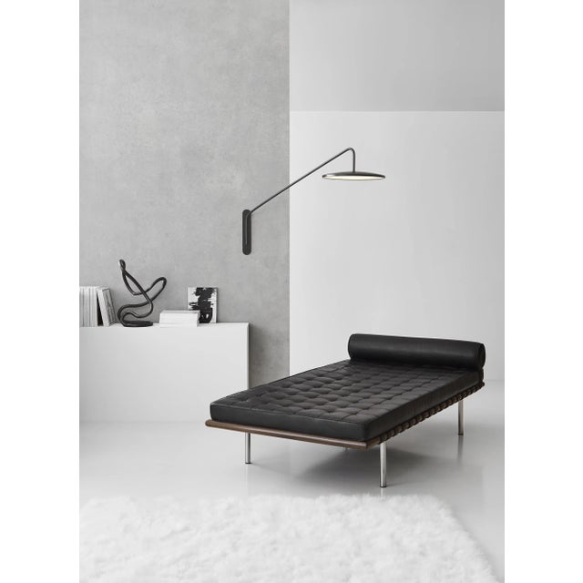 Modern Peter Bristol for Visual Comfort Signature Dot 16" Articulating Wall Light in Matte Black For Sale - Image 3 of 4