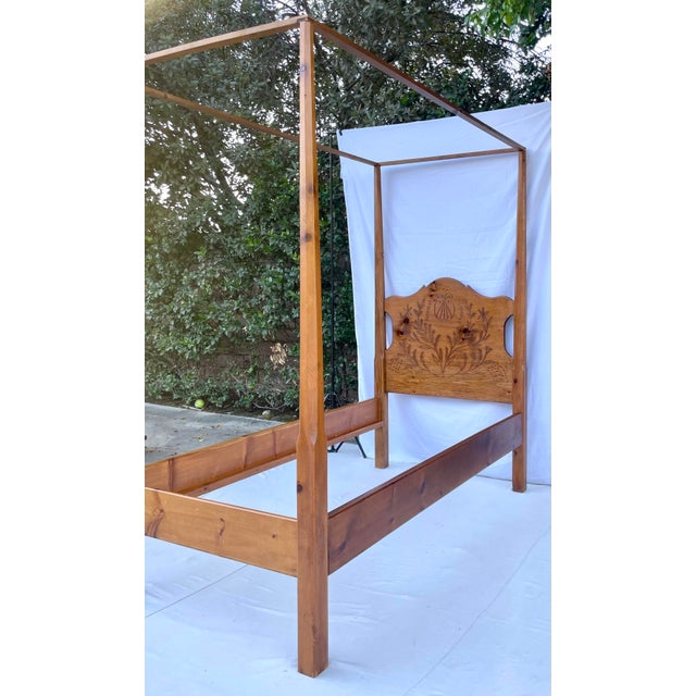 Vintage Habersham Plantation Twin Canopy Four Poster Bed Chairish