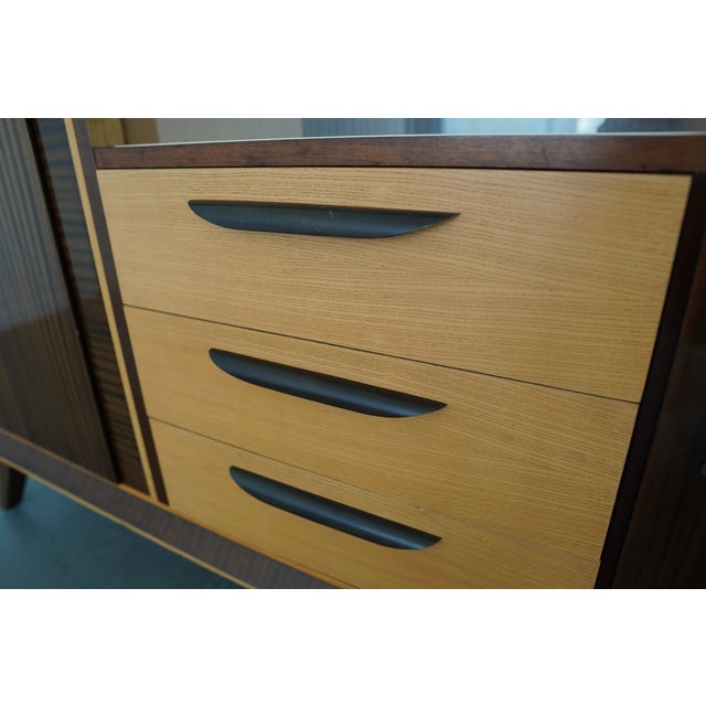 Vintage German Mid-Century Modern Highboard Cabinet For Sale - Image 16 of 17