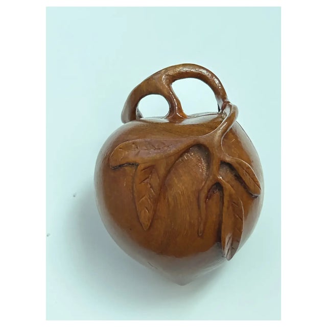 Late 20th Century Ooak, Rare, Carved Trinket Box/Sterling, Amber For Sale - Image 5 of 9