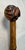 Antique 19th Century Hand Carved Folk Art Bull Dog Walking Stick Cane Sculpture For Sale In New York - Image 6 of 10