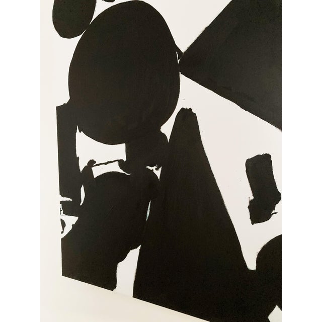 2020s Afterparty, Contemporary Black and White Abstract Painting For Sale - Image 5 of 5