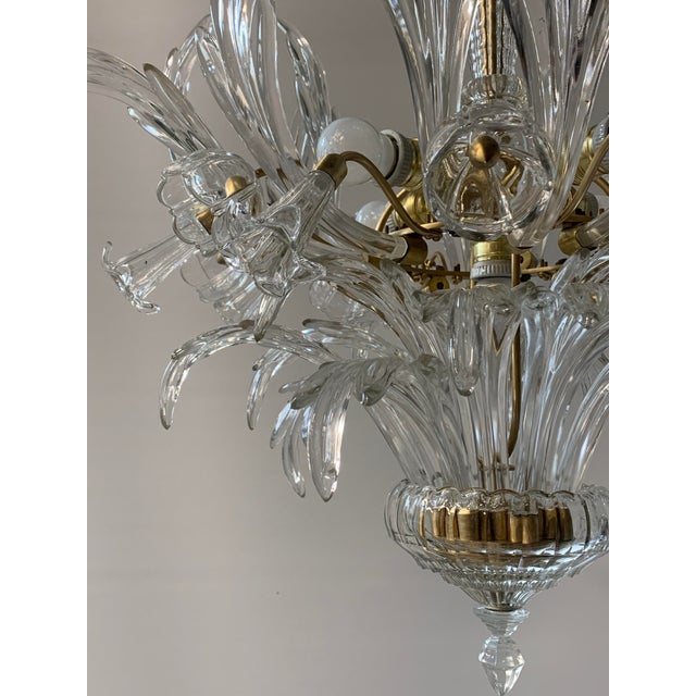 Murano Glass Chandelier from Seguso, 1960 For Sale - Image 8 of 9