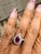 Roshe Jewels Ruby Ring With Diamonds in 18 Karat White Gold, Size 7 For Sale - Image 10 of 10