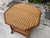 Palecek Vintage Palecek Tortoise Rattan & Wicker Side Table – Palm Beach Style For Sale - Image 4 of 11