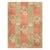 A vintage Turkish Oushak square room size carpet handmade during the mid-20th century with a large-scale light green cane...