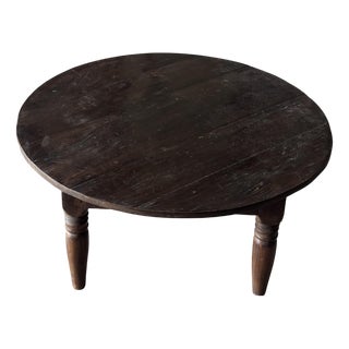 Coffee Table in Indonesian Teak with Straight Legs, 1960s For Sale