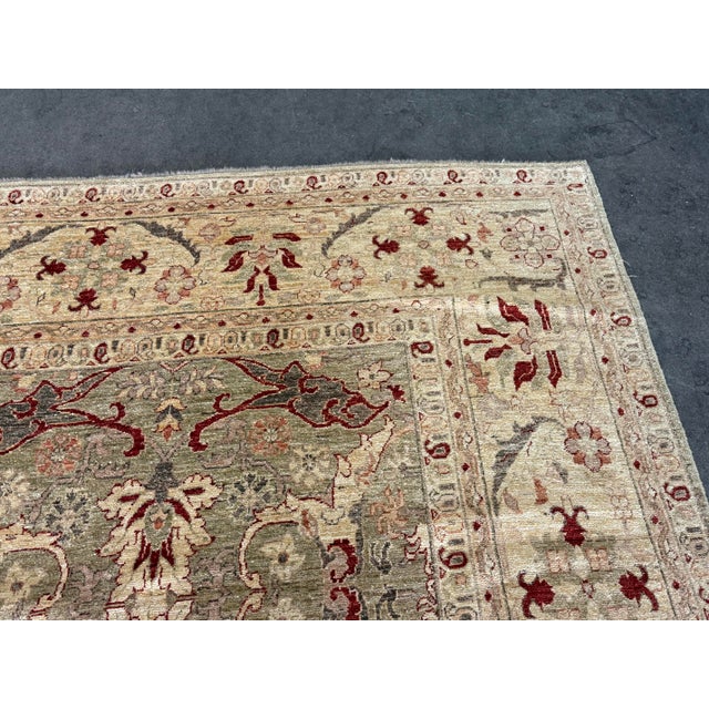 12 Ft X 18 Ft Sultanabad Design Traditional Wool Area Rug For Sale In San Francisco - Image 6 of 12