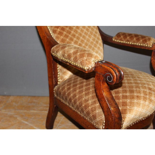 Brown Napoleon III Children's Chair For Sale - Image 8 of 13
