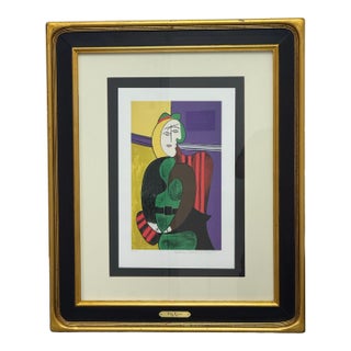 Pablo Picasso Framed Limited-Edition “Untitled” Lithograph Edition 290 of 500 For Sale