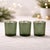 Bring warmth, sophistication, and artistry into your home with this set of frosted glass candle holders. Add a touch of...