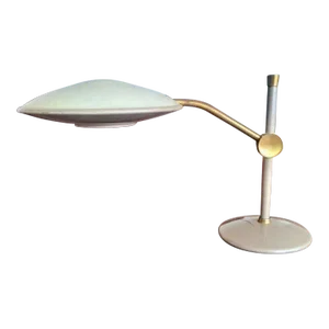 Dazor Modern Space Age Flying Saucer Desk Lamp