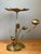 Metal Vintage Carole Stupell Brass Lotus Leaf Accent Table For Sale - Image 7 of 14