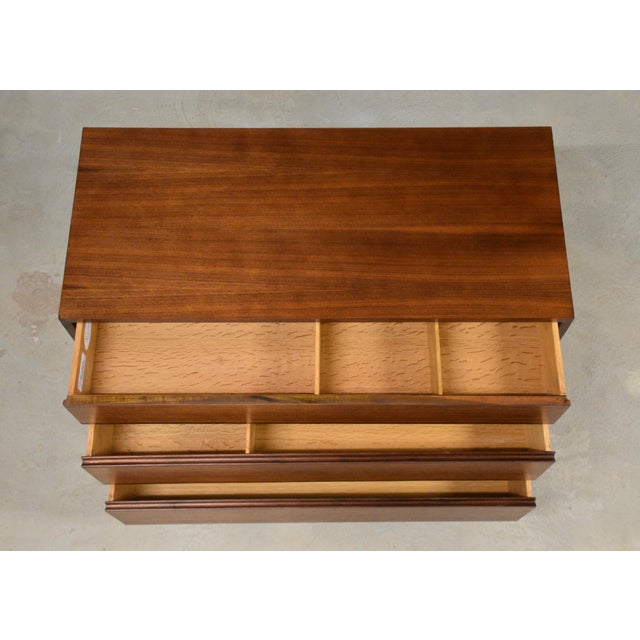 1960s 1960s Refinished Kipp Stewart for Directional by Calvin Walnut Dresser Chest For Sale - Image 5 of 8