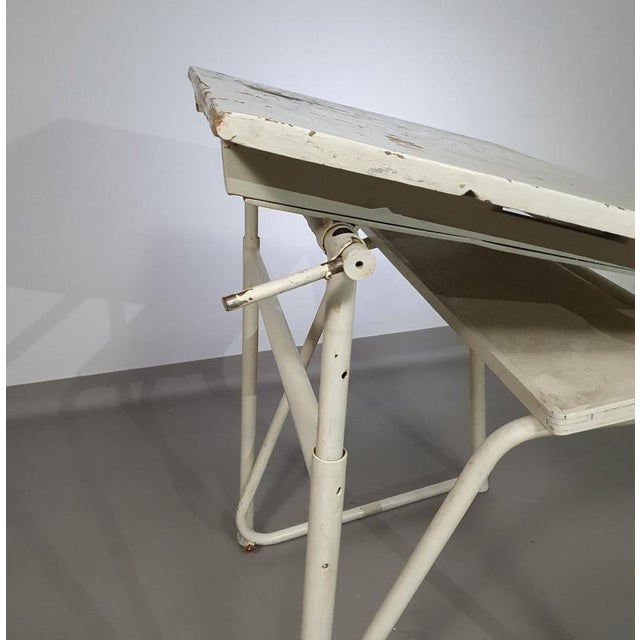 Industrial Vintage Industrial Drawing Table For Sale - Image 3 of 18