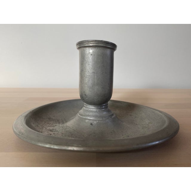 1920s 1920 Brooks Brothers Pewter Match Holder and Striker For Sale - Image 5 of 9