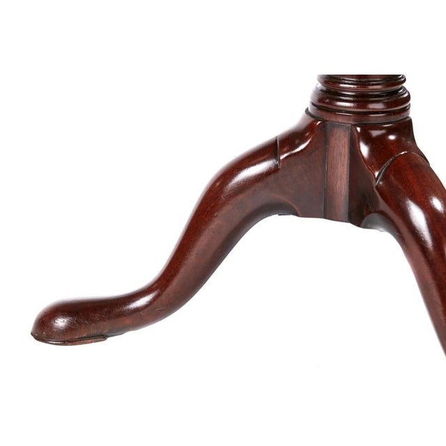 Antique George III Mahogany Side Table For Sale - Image 5 of 11