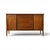 This 1960s Broyhill Saga buffet credenza carries the collection's signature incised star motif, cut into the vertical...