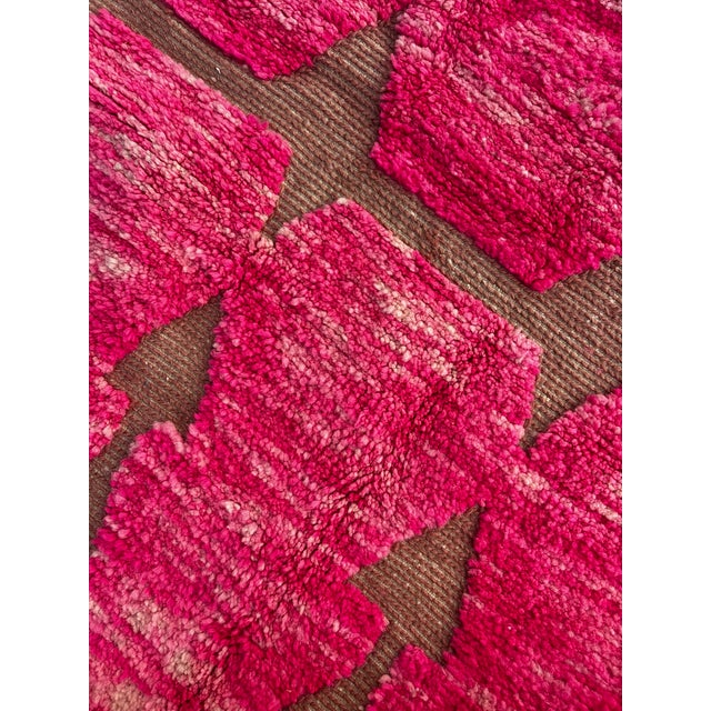 Textile Moroccan Beni Ouarain Rug, 1990 For Sale - Image 7 of 11