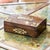 Antique late-19th Century Victorian walnut cased games compendium. The box itself is protected by a lock and key, the lid...