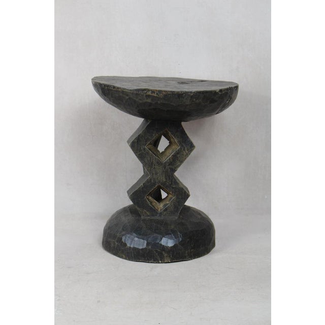 Vintage Tonga Stool in Wood For Sale - Image 5 of 5