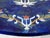 Metal Lapis Lazuli Table with Brass Frame For Sale - Image 7 of 18