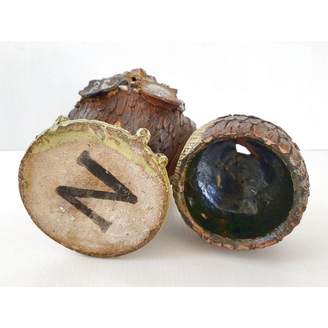 Antique Ceramic Candy Dish by N, 19th Century For Sale - Image 3 of 13