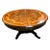 This massive 19th Century antique French Empire table is an oval 96" x 60" with both leaves, 78" wide with one leaf, and...