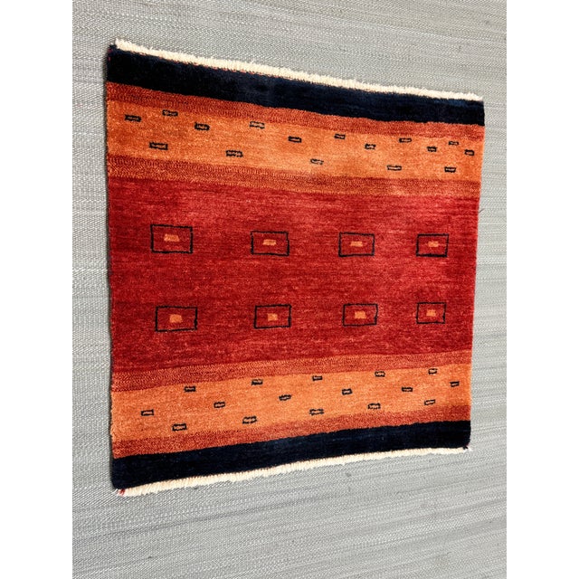 Tribal 2ft 8in Rugman of Sante Fe Square Rug For Sale - Image 3 of 12