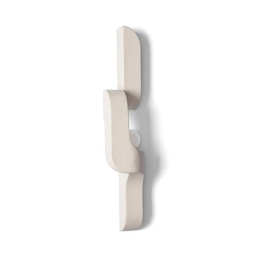 Serpentine Sconces in Saint Raphael Limestone by Farrah Sit, Set of 2 For Sale - Image 6 of 8