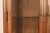 Thomasville French Regency Louis XVI Carved Walnut Lighted Breakfront Bookcase Cabinet For Sale - Image 12 of 17