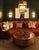 Brand new, special order item. Not vintage. Burlwood and Brass Hexagon Five Light Chandelier Illuminate your space with...