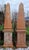Terracotta Pyramids with Base, 1890s, Set of 2 For Sale - Image 3 of 6