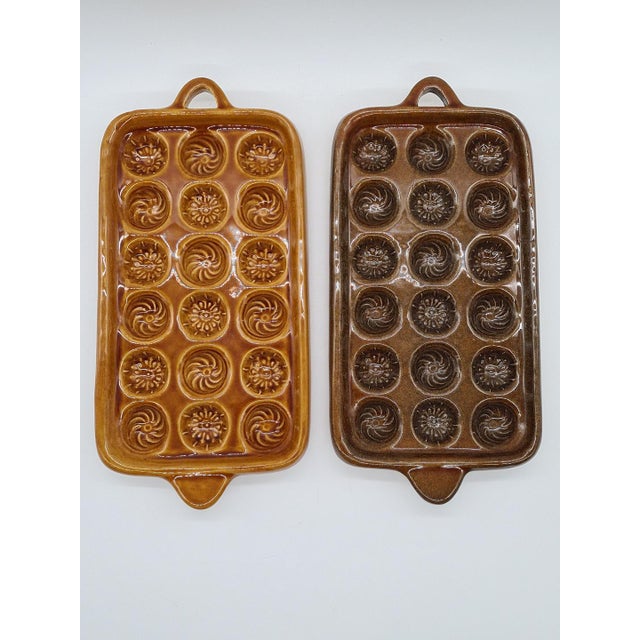 1970s Vintage Ceramic Baking Dishes, 1960s, Set of 2 For Sale - Image 5 of 8