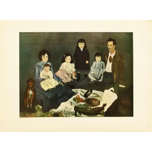 1948 After Pablo Picasso "The Soler Family", First Edition Period Offset Lithograph