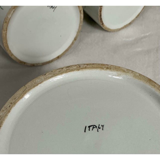 Vintage 4 Piece Lemon Container Canister Set, Italy For Sale - Image 12 of 12