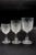 16 Pc. Baccarat (French, France) “Colbert” Wine Glass Service Comprising: 8 Wine glasses (5 in. high, 2? in. diam.) 3...