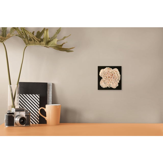 2020s Whispers of White by Robin Hextrum | Oil on Panel White Flower Still Life For Sale - Image 5 of 7