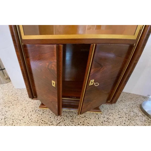 French Art Deco 1930s Christian Krass Style Display Cabinet For Sale - Image 9 of 13