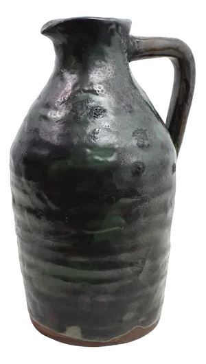 French Enamelled Ceramic Pitcher from Beck, 1960s