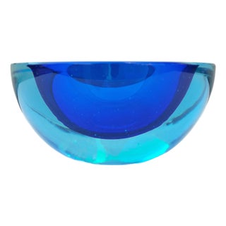 Sommerso Murano Glass Bowl attributed to Antonio Da Ros for Cenedese, Italy, 1960s For Sale