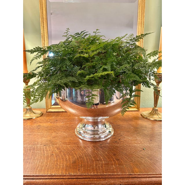 Punch bowls are not just for punch… what a wonderful centerpiece they can be when filled with fresh blooms or a green...