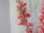 Vintage Pink Gladiolus Flowers in Blue Vase Still Life Painting For Sale In Seattle - Image 6 of 6