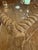 MCM Nautical Style Rope Table with Glass Top. Glass sits on top of rope base. Table can be used in foyer/entryway or...
