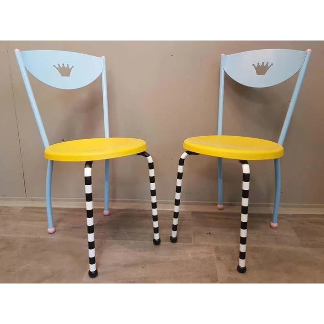 Postmodern Chairs in the style of Michele De Lucchi, 1980s, Set of 8 For Sale - Image 16 of 18