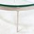 Mid-Century Modern Nicos Zographos Coffee Table in Polished Steel With Glass Top For Sale - Image 3 of 5