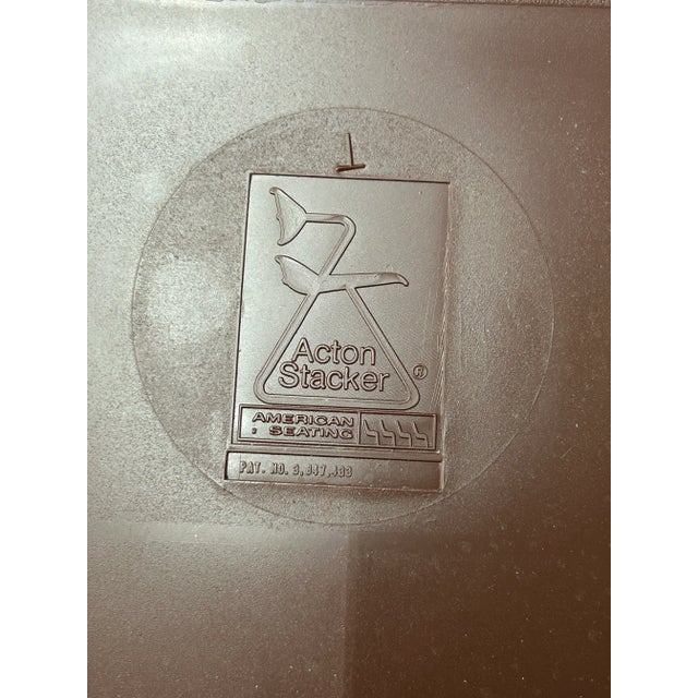 1970s Mid Century Modern Chrome Acton Stacker Office Chairs – Pair For Sale - Image 11 of 11