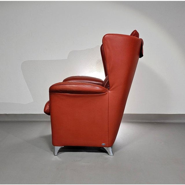 Set of DS-23 Lounge Chair and Ottoman by Franz Josef Schulte for de Sede For Sale - Image 17 of 18