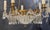 Traditional 1930 Swedish Empire Chandelier With Crystals and Etched Glass For Sale - Image 3 of 5