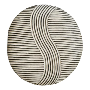 Vintage Late 20th Century Round Zulu Shield